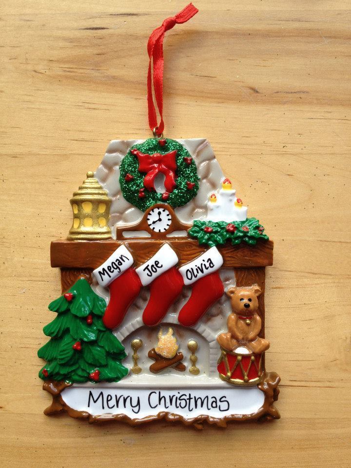 Personalised Christmas decoration displayed for the festive season